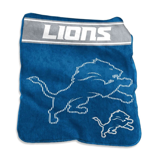 Detroit Lions Raschel Throw Blanket 60x80 Ultra Soft - ToylandEU