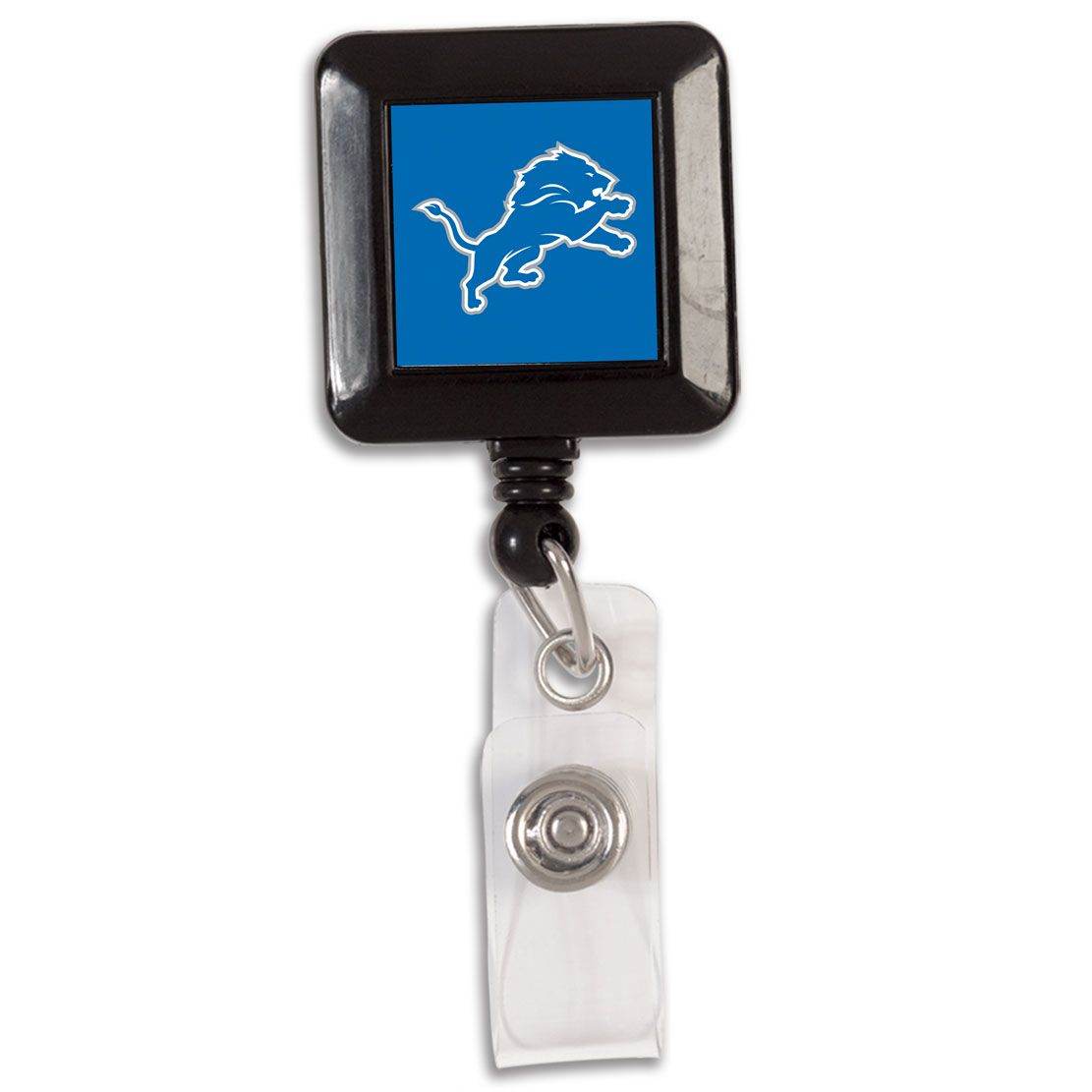 Detroit Lions Retractable Badge Holder Square Clip Premium - ToylandEU