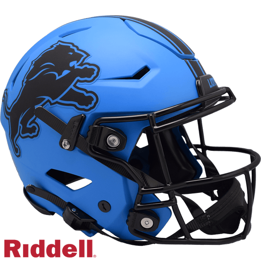 Detroit Lions Riddell Authentic SpeedFlex Rave Helmet - ToylandEU