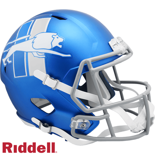 Detroit Lions Riddell Replica Helmet Full Size Speed Style - ToylandEU