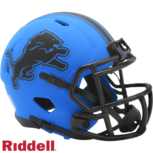 Detroit Lions Riddell Replica Mini Speed Rave Helmet - ToylandEU