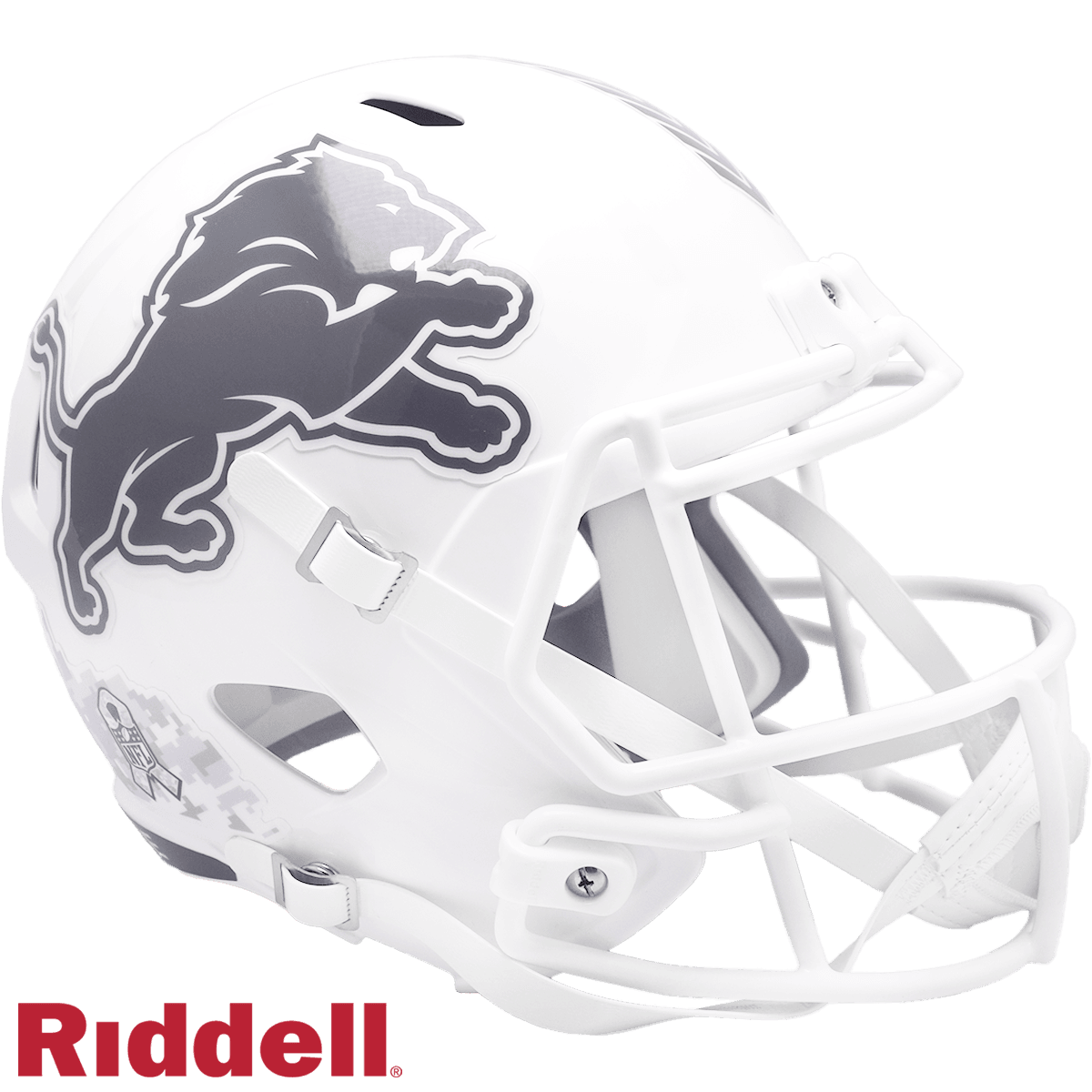 Detroit Lions Salute to Service Riddell Replica Helmet 2024 - ToylandEU
