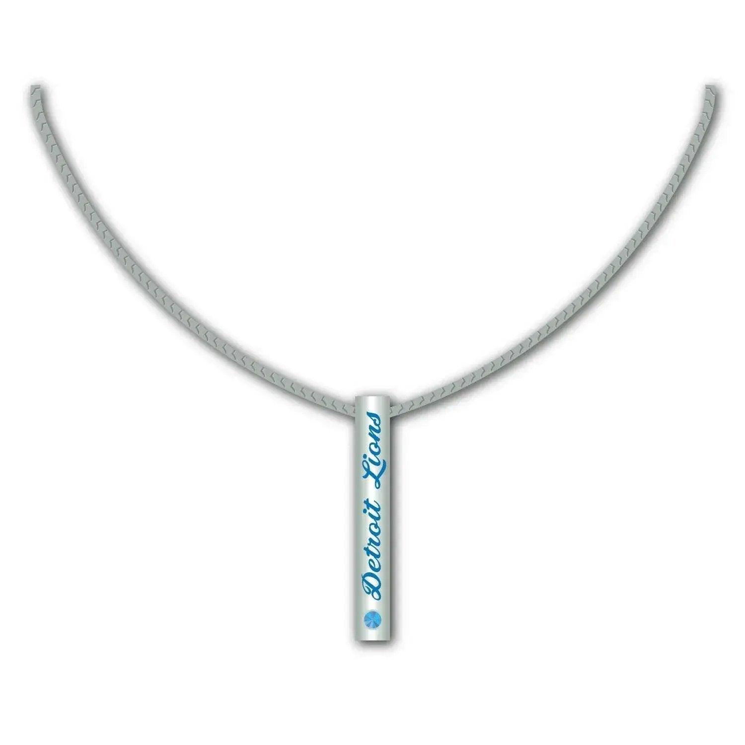  Detroit Lions Silver Bar Necklace For Fans NFL Gift -  ToylandEU™