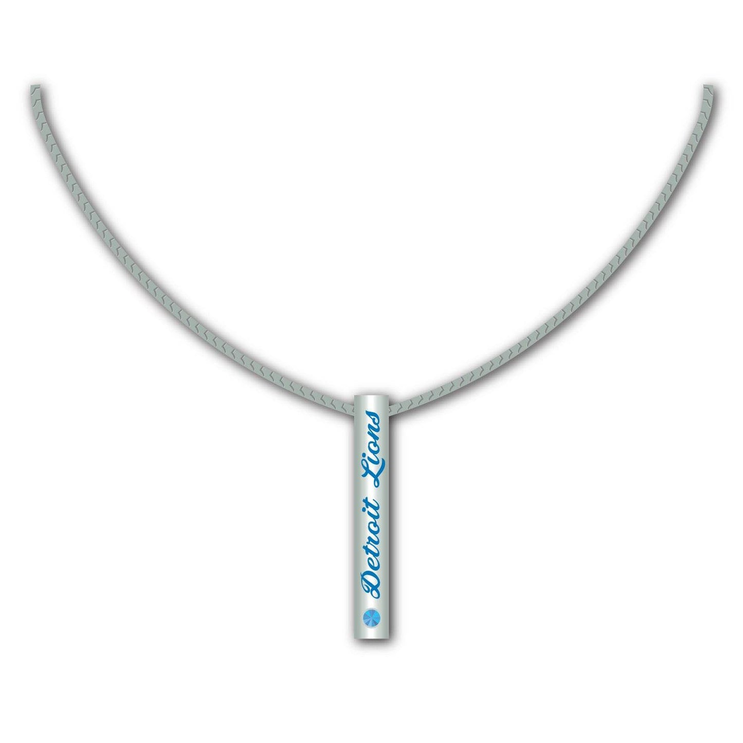Detroit Lions Silver Bar Necklace For Fans NFL Gift - ToylandEU