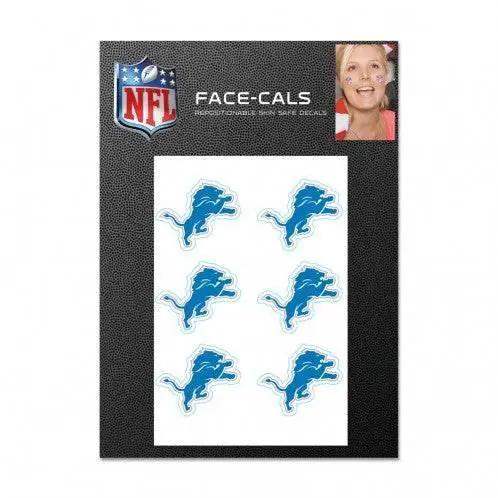  Detroit Lions Tattoo Face Decals Waterless Peel Stick -  ToylandEU™