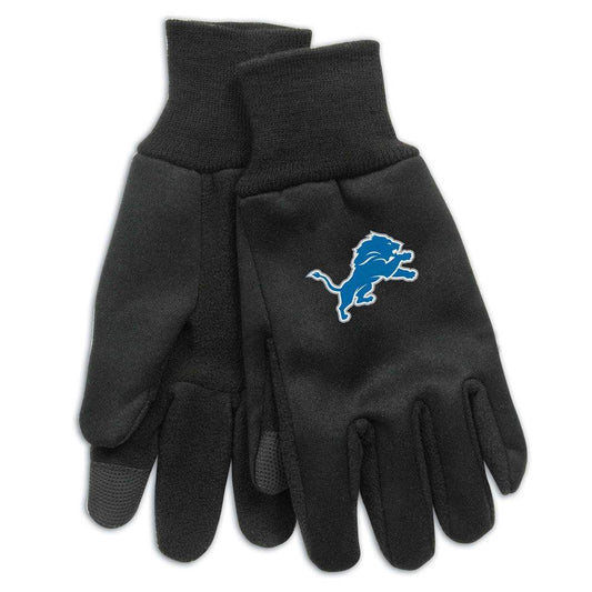 Detroit Lions Touchscreen Gloves Technology Style One Size - ToylandEU
