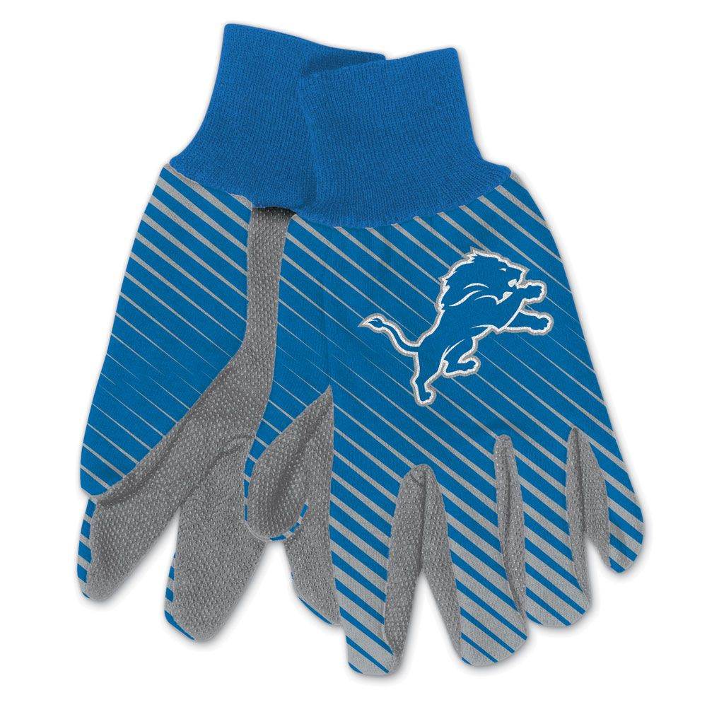Detroit Lions Two Tone Gloves Adult Size Winter Warmth - ToylandEU