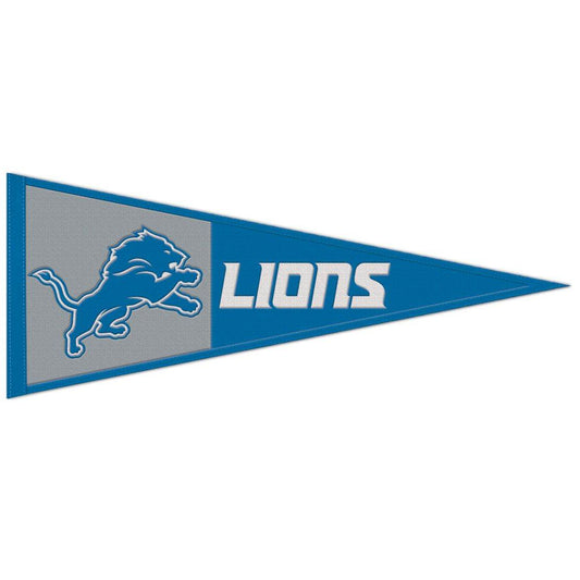 Detroit Lions Wool Pennant 13x32 Inches By Wincraft - ToylandEU