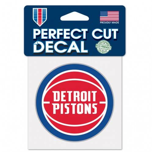 Detroit Pistons 4x4 Perfect Cut Color Decal Outdoor Vinyl - ToylandEU