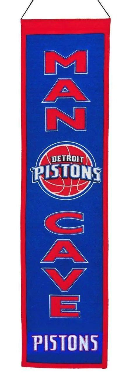  Detroit Pistons Banner 8x32 Wool Man Cave -  ToylandEU™