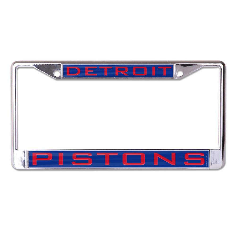 Detroit Pistons License Plate Frame Inlaid Special Order - ToylandEU