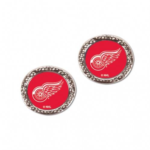 Detroit Red Wings Earrings Post Style Officially Licensed - ToylandEU