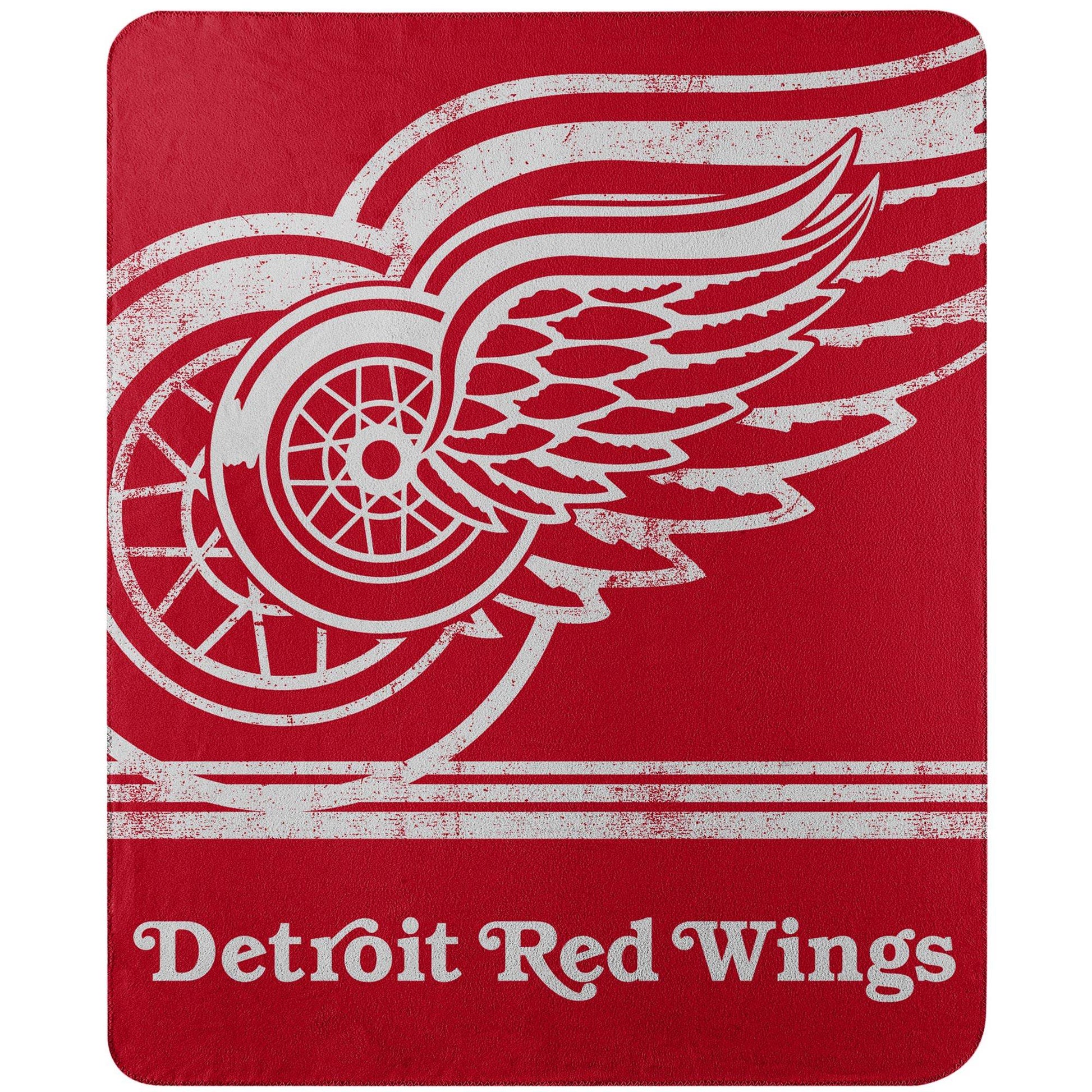 Detroit Red Wings Fleece Blanket 50x60 Fade Away Design - ToylandEU