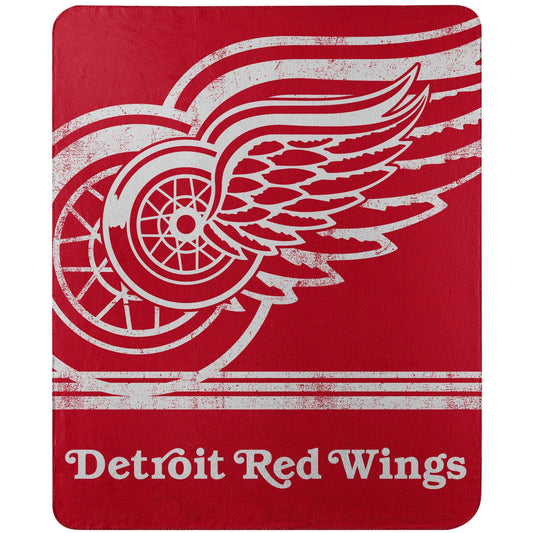 Detroit Red Wings Fleece Blanket 50x60 Fade Away Design - ToylandEU