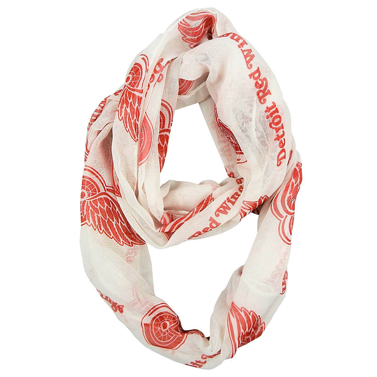 Detroit Red Wings Infinity Scarf Alternate Logo Sheer - ToylandEU