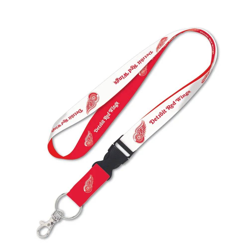 Detroit Red Wings Lanyard Detachable Buckle Two Color - ToylandEU