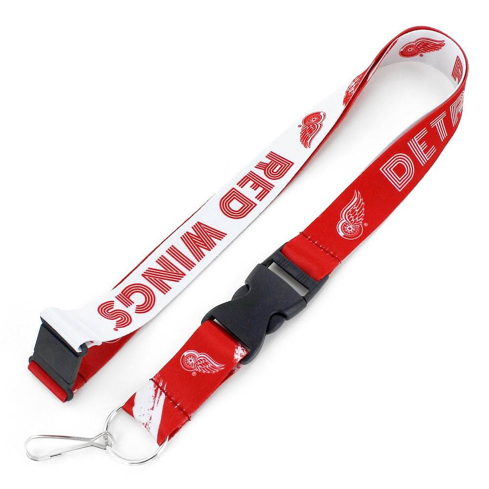 Detroit Red Wings Lanyard Double Sided Crossfade Design - ToylandEU
