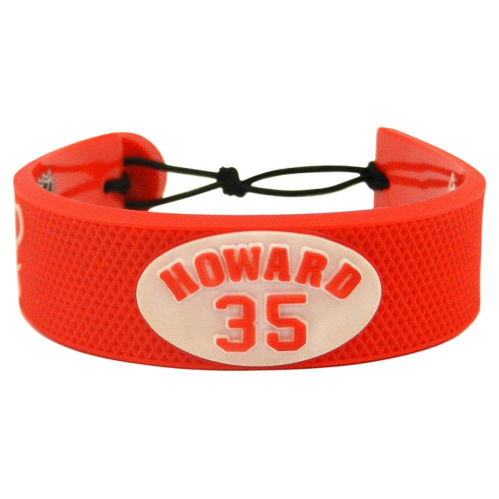 Detroit Red Wings Leather Bracelet Jimmy Howard Design - ToylandEU