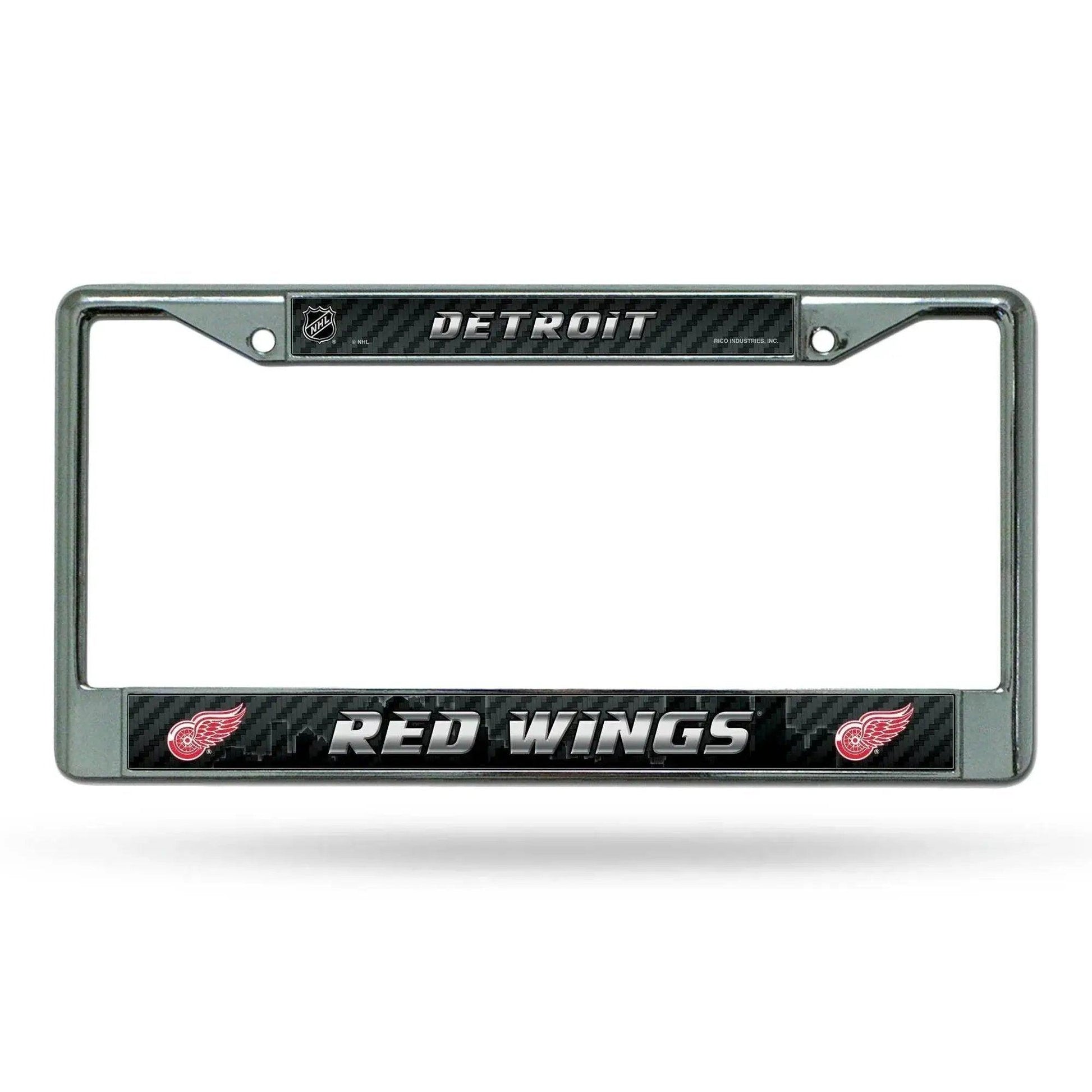  Detroit Red Wings License Plate Frame Chrome Printed Insert -  ToylandEU™