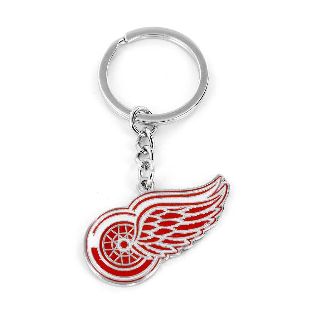 Detroit Red Wings Logo Keychain Durable Metal Split Ring - ToylandEU