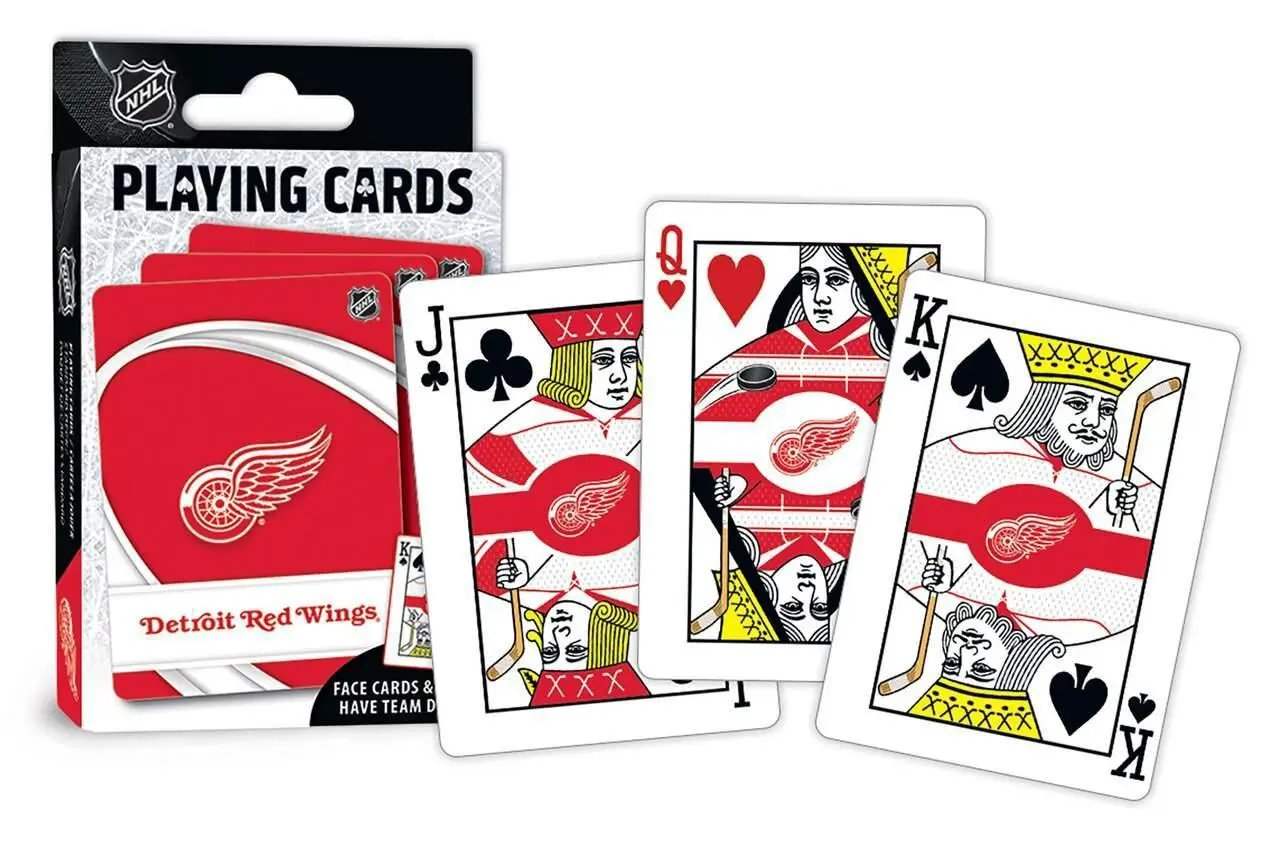  Detroit Red Wings Logo Playing Cards With Team Designs -  ToylandEU™