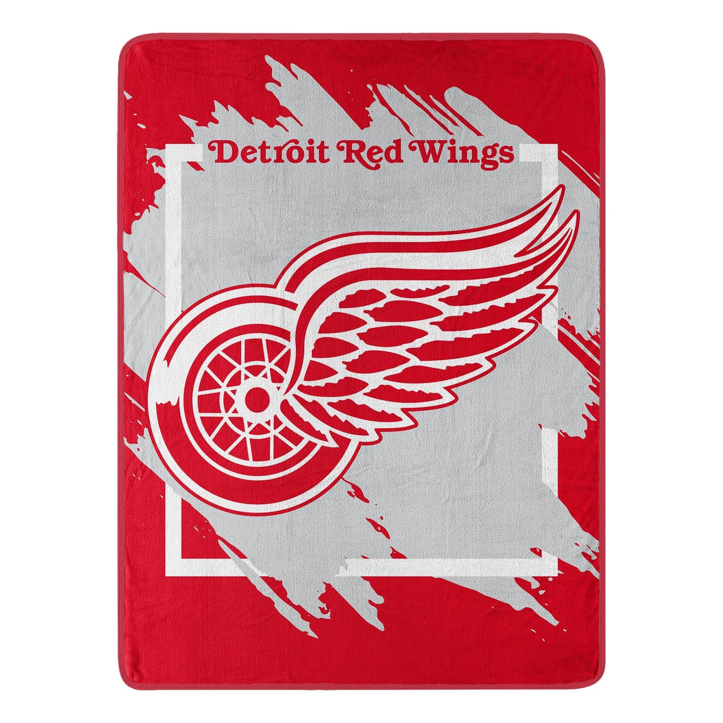 Detroit Red Wings Micro Raschel Blanket 46x60 Dimensional - ToylandEU