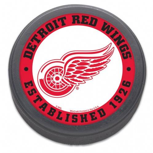 Detroit Red Wings Officially Licensed NHL Puck By Wincraft - ToylandEU