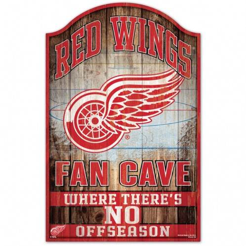 Detroit Red Wings Wood Sign 11x17 Fan Cave Decor Display - ToylandEU