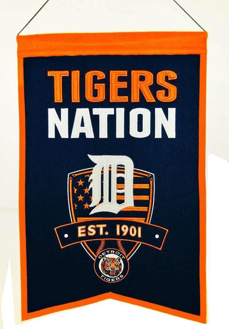  Detroit Tigers Banner 14x22 Wool Nations -  ToylandEU™