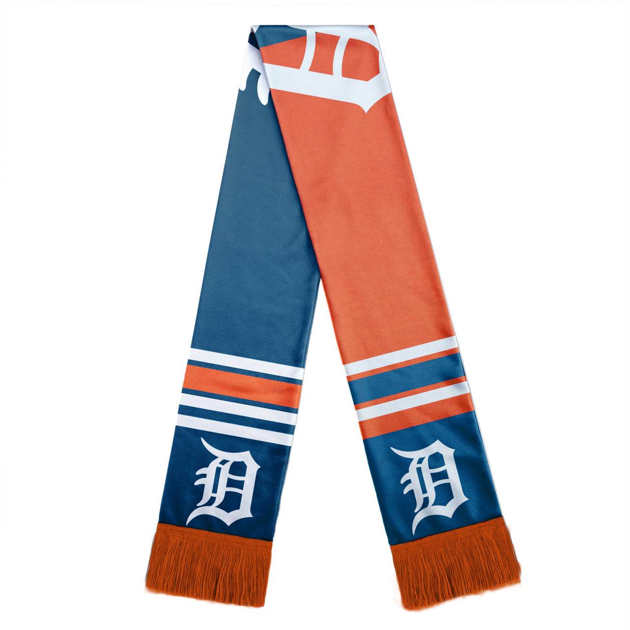 Detroit Tigers Colorblock Scarf With Big Logo Design - ToylandEU