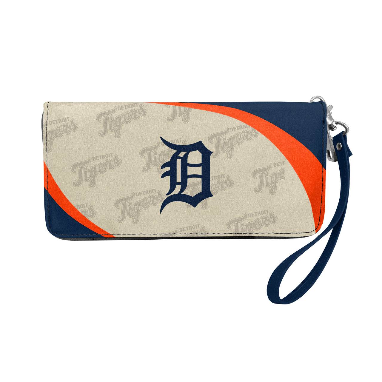 Detroit Tigers Curve Zip Wallet Organizer With Wristlet - ToylandEU