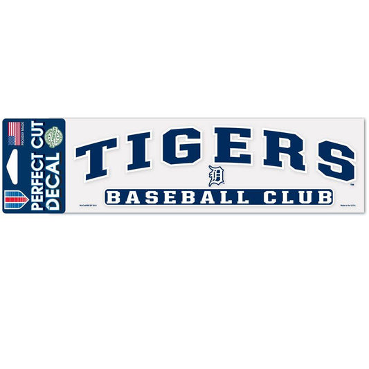 Detroit Tigers Decal 3x10 Perfect Cut Color Outdoor Vinyl - ToylandEU