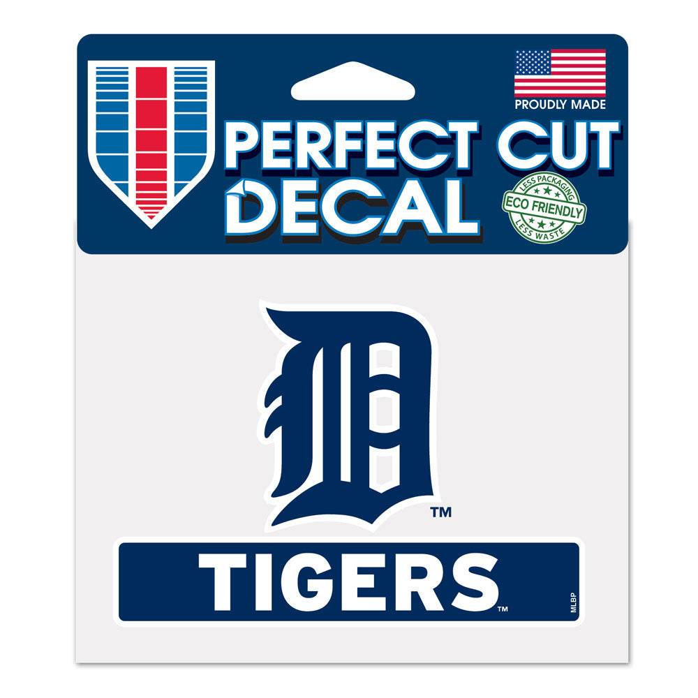 Detroit Tigers Decal 4.5x5.75 Perfect Cut Color Outdoor - ToylandEU