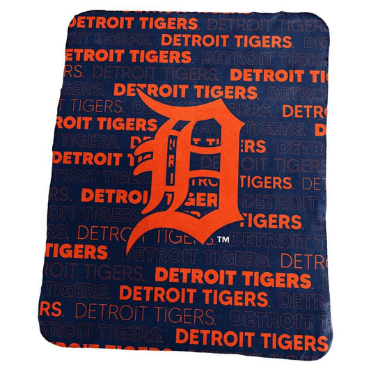 Detroit Tigers Fleece Throw Blanket 50x60 Classic Edition - ToylandEU