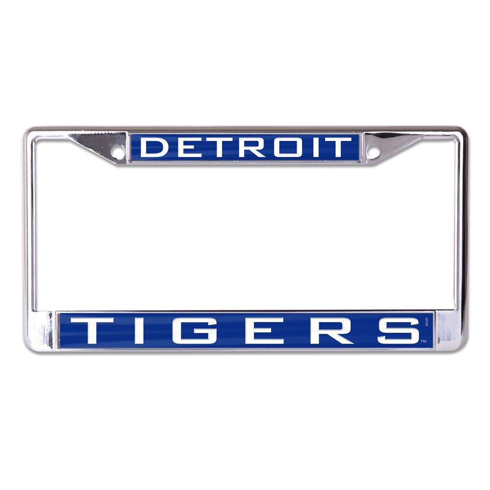 Detroit Tigers Inlaid License Plate Frame Chrome Finish - ToylandEU
