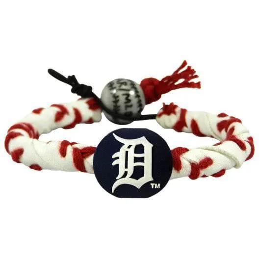  Detroit Tigers Leather Bracelet Frozen Rope Baseball -  ToylandEU™