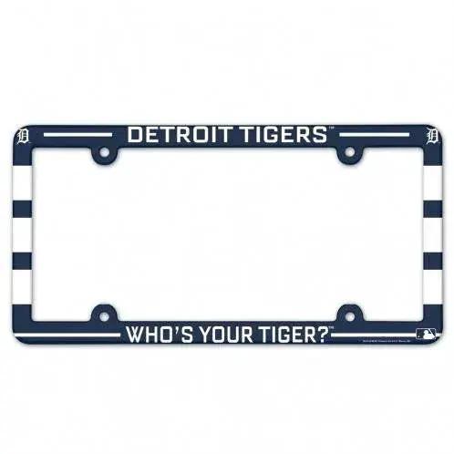  Detroit Tigers License Plate Frame Plastic Full Color Style -  ToylandEU™