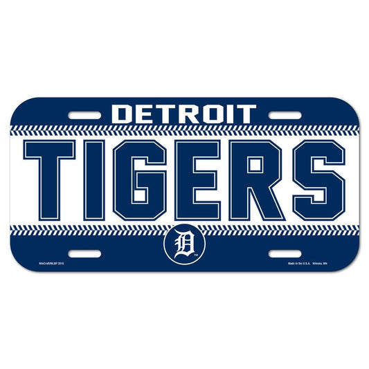 Detroit Tigers Licensed 6x12 Plastic Plate by Wincraft - ToylandEU