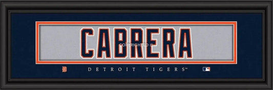  Detroit Tigers Miguel Cabrera Print Framed 8 by 24 Inches -  ToylandEU™