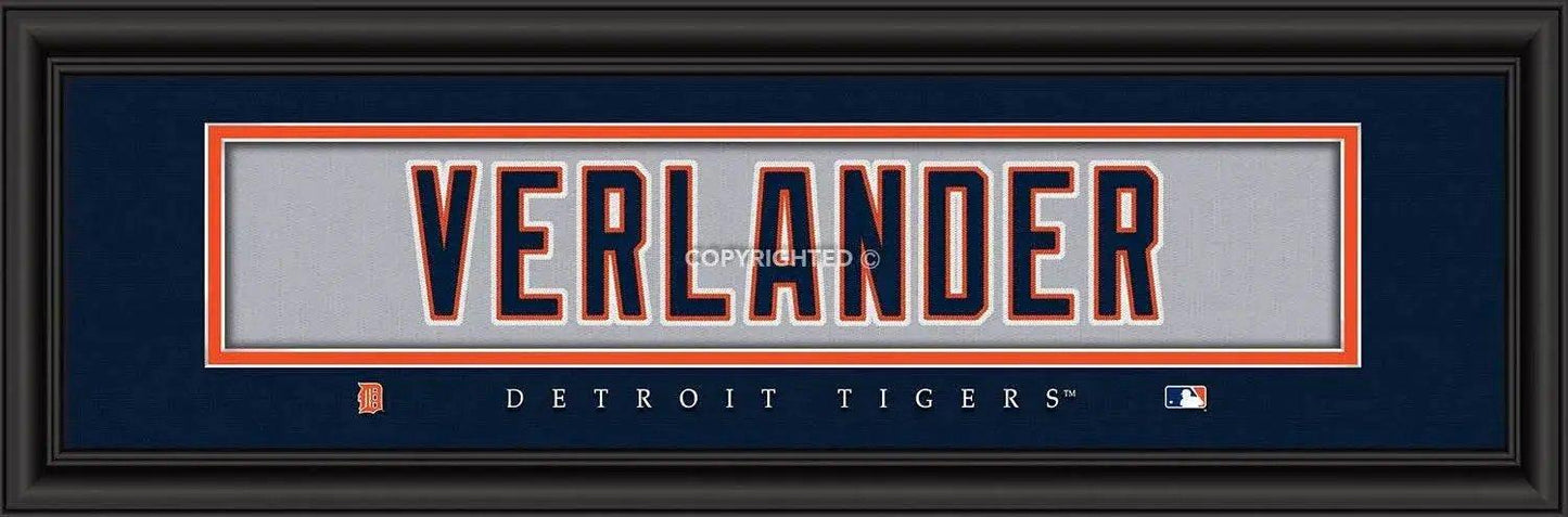  Detroit Tigers Print 8x24 Signature Style Justin Verlander -  ToylandEU™