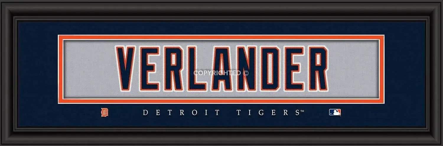  Detroit Tigers Print 8x24 Signature Style Justin Verlander -  ToylandEU™