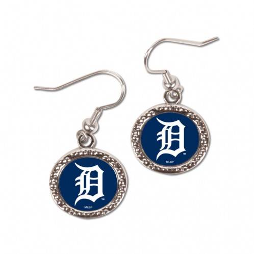 Detroit Tigers Round Logo Earrings Official Licensed - ToylandEU