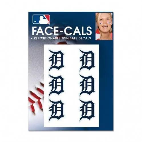  Detroit Tigers Tattoo Face Decals Six Skin Safe Waterless -  ToylandEU™