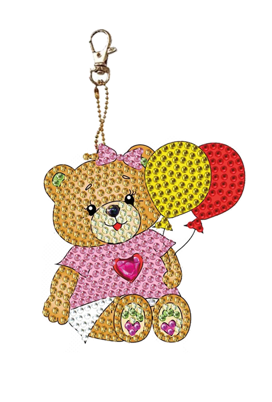  Diamond Art Balloon Bear Keychain -  ToylandEU™