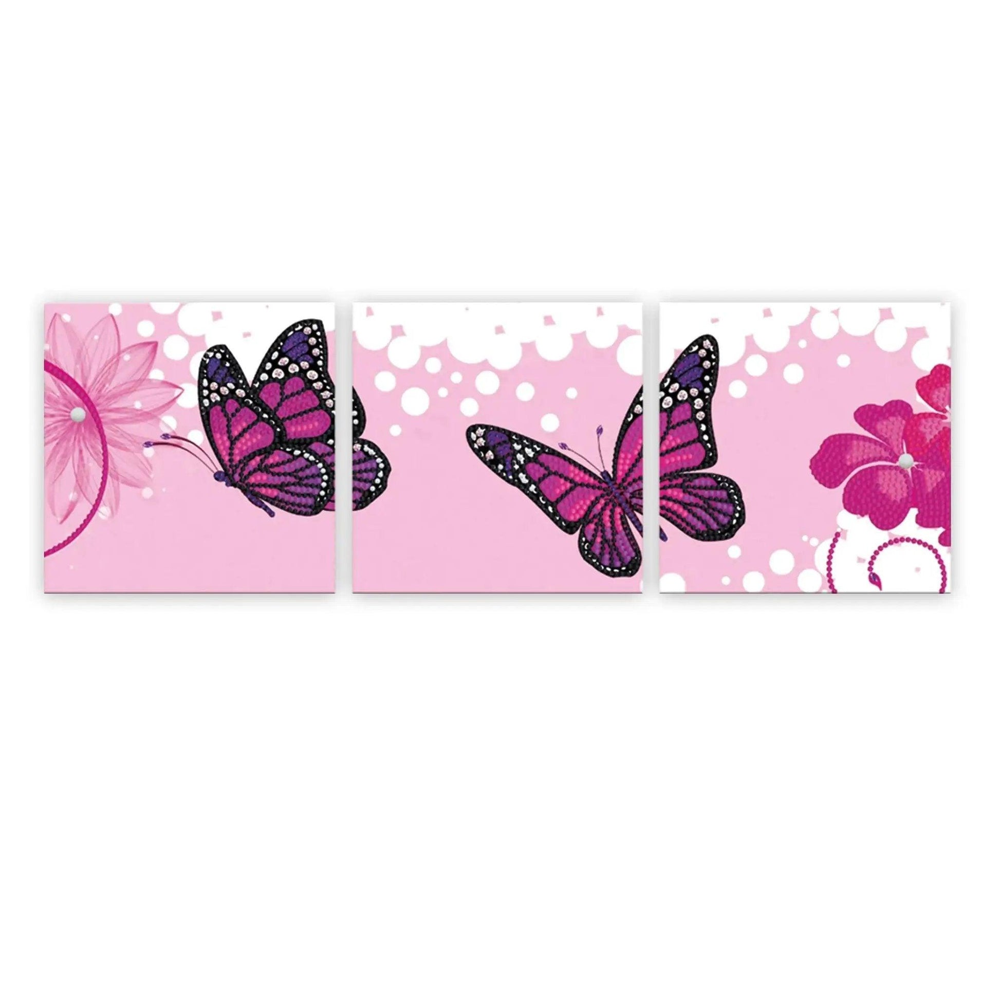  Diamond Art Butterfly Canvas Set 3 Beginner Friendly -  ToylandEU™