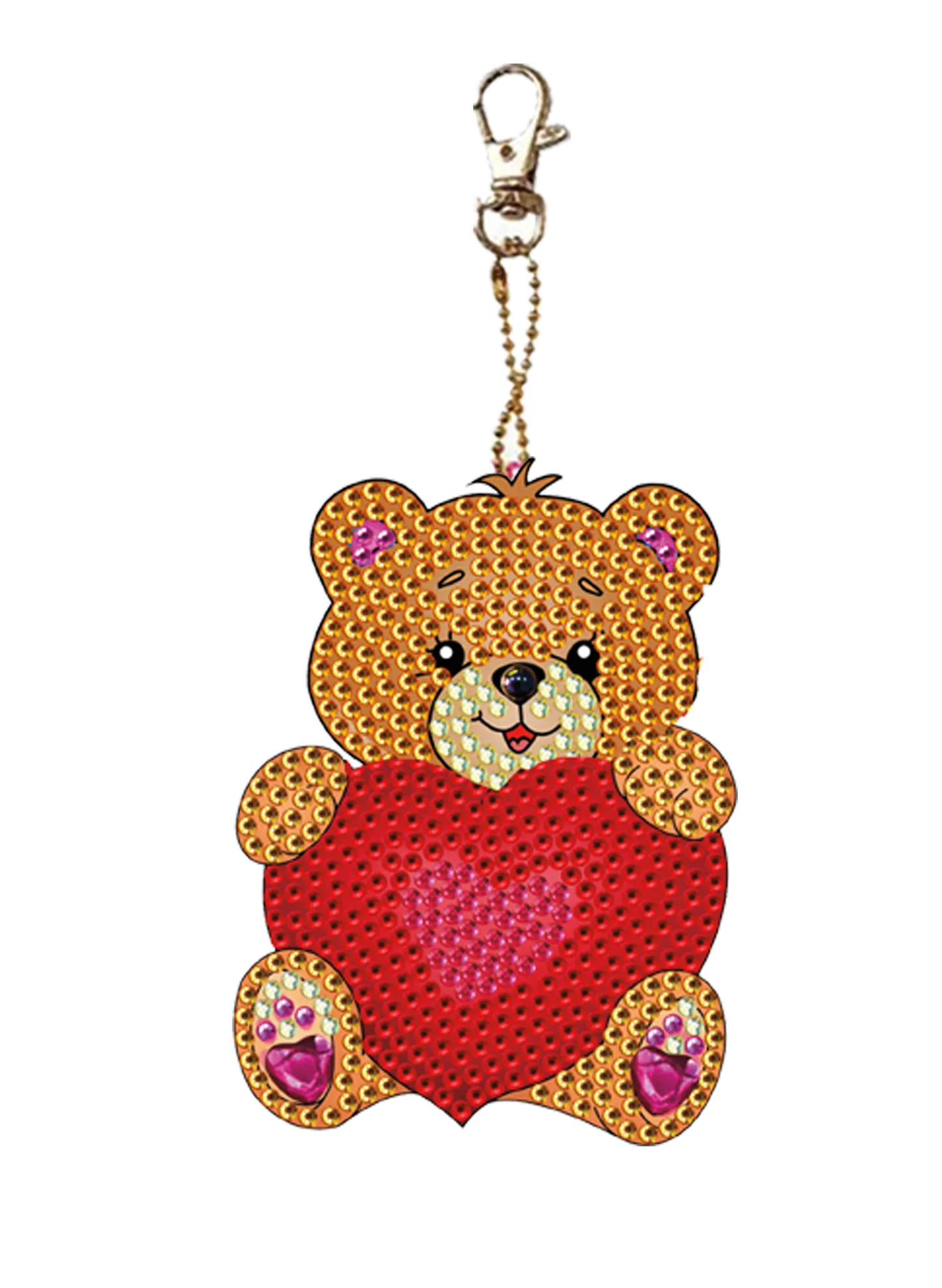 Diamond Art Bear Keychain Craft Kit Keeps Kids Busy - ToylandEU