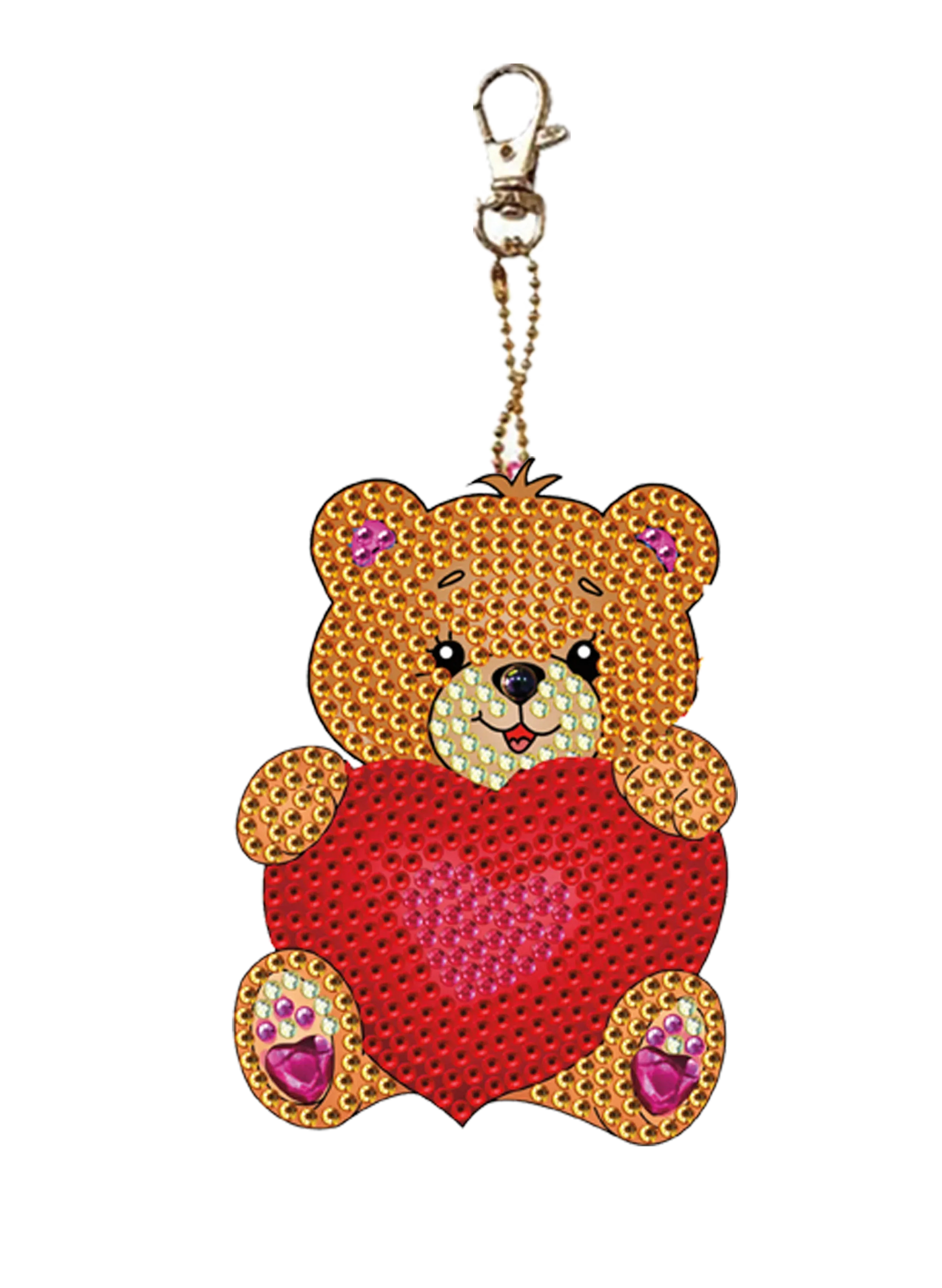 Diamond Art Bear Keychain Craft Kit Keeps Kids Busy - ToylandEU