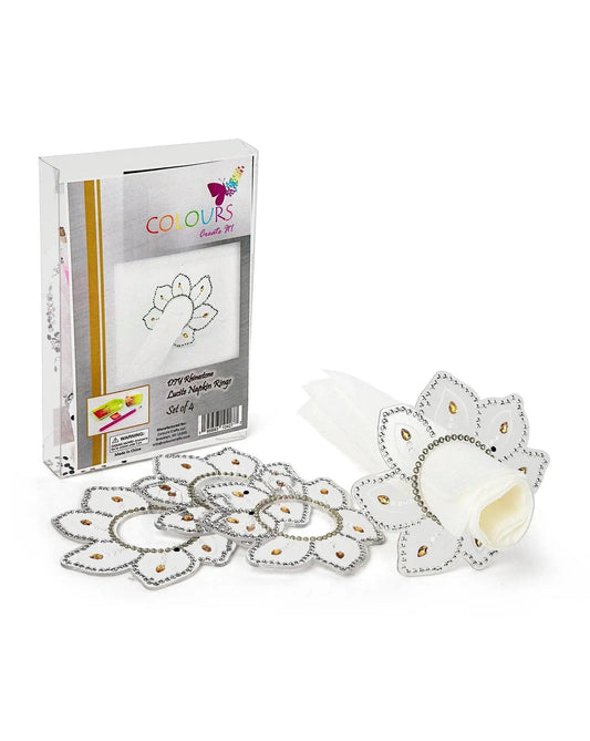  Diamond Art Lucite Napkin Rings Craft Kit 4 Pack -  ToylandEU™