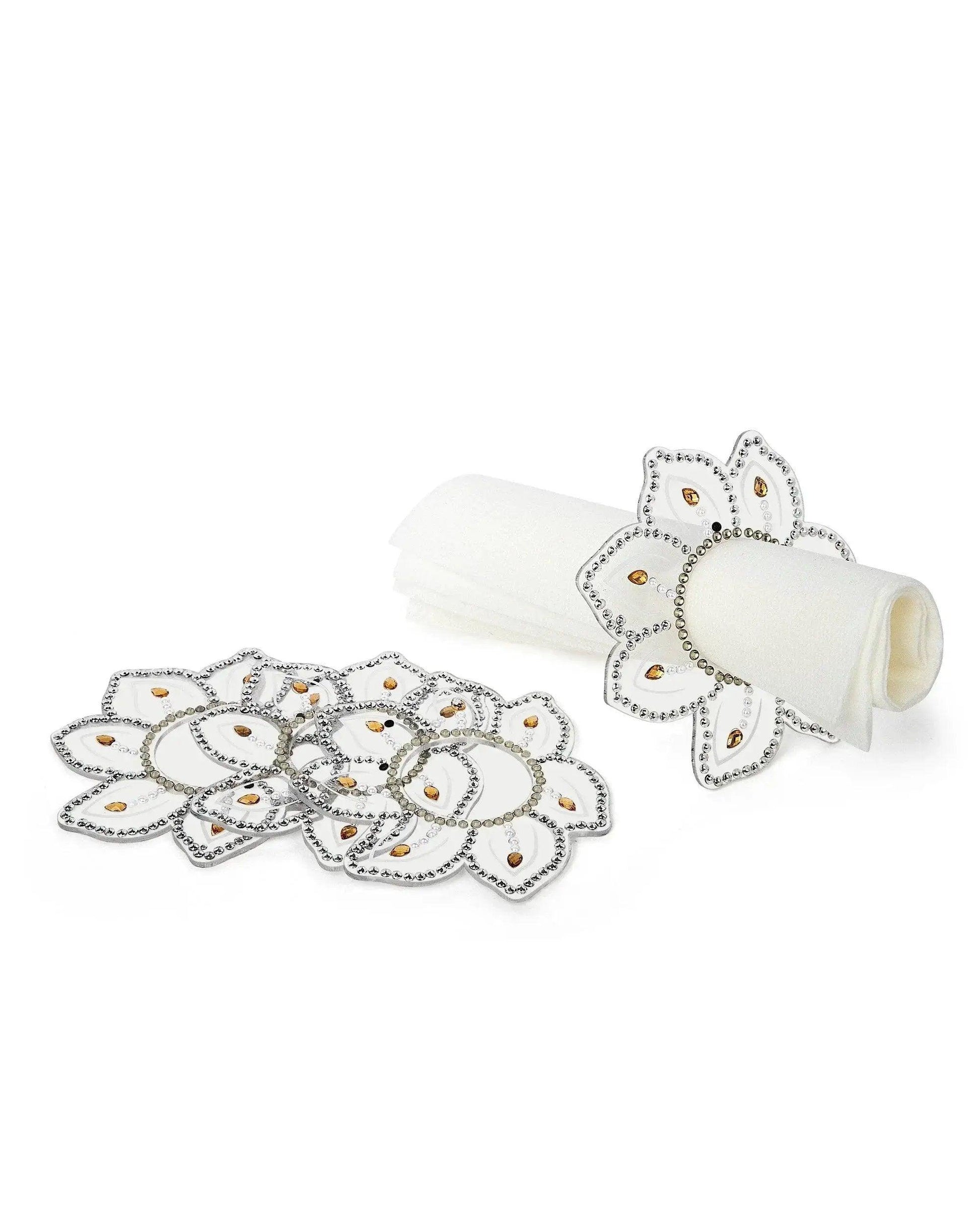  Diamond Art Lucite Napkin Rings Craft Kit 4 Pack -  ToylandEU™