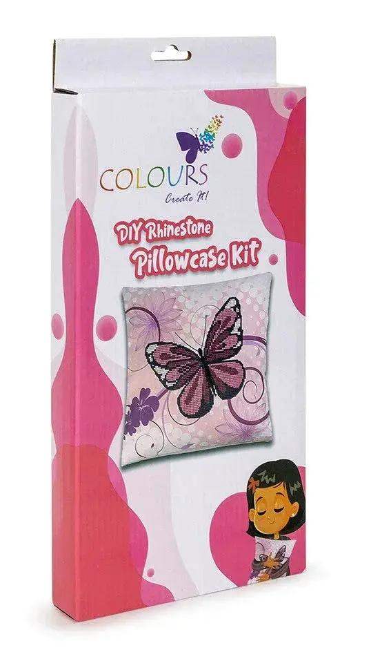 Diamond Art Pillowcase Kit Butterfly Sparkling Sleep - ToylandEU
